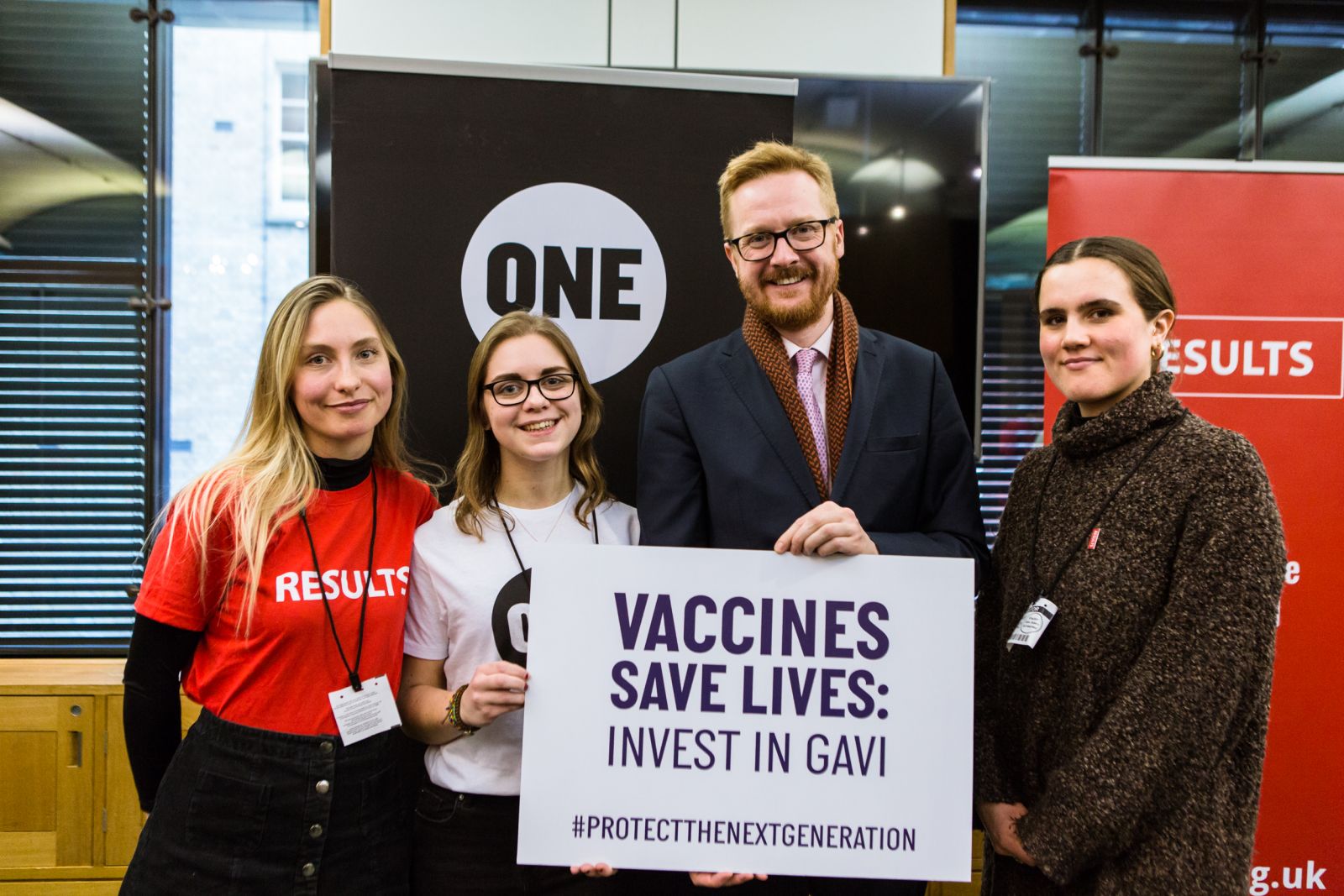 Lloyd Russell-Moyle MP poses for a photo with Brighton group