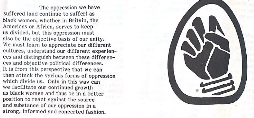 OWAAD. December 1983, pg 7. FOWAAD, ‘Lessons’. Feminist Library, Peckham