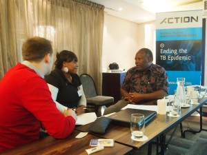 Alan Ragi, KANCO director (Kenya) with participants from South Africa & the UK