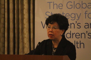Margaret Chan, director of the World Health Organisation