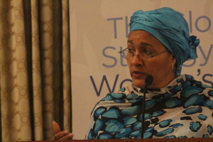Amina Mohammed assured the meeting that Women's and Child health will remain as integral parts of the Post-2015 Development framework. 