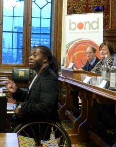 Ade Adepitan, Paralympian and Broadcaster, at the event
