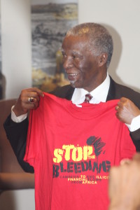 Thabo Mvuyelwa Mbeki addresses the crowd at the Financing for Development Conference in Addis Ababa. 