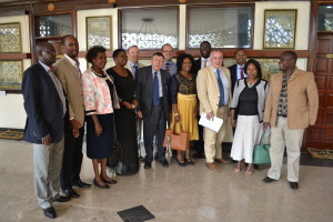 UK parliamentarians meeting the Kenyan Parliamentary Committee on Education